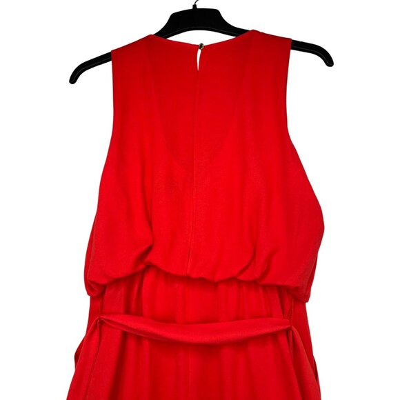 Vince Camuto Womens Sleeveless Poppy Culotte Jumpsuit With Belt Size 8 - Picture 9 of 13